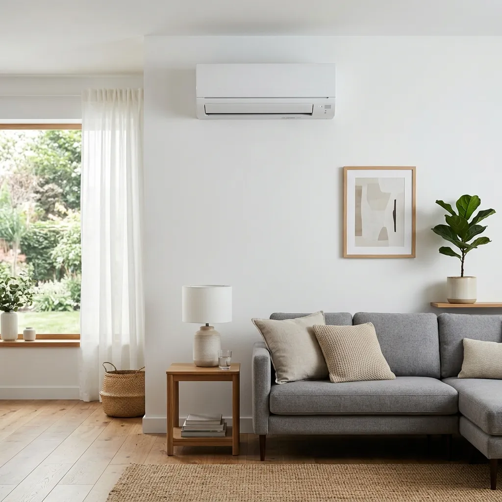 Ductless Mini Split AC on Wall